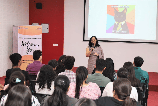 L J Institute of Media and Communications Ahmedabad Three Days Guest Session photo 14